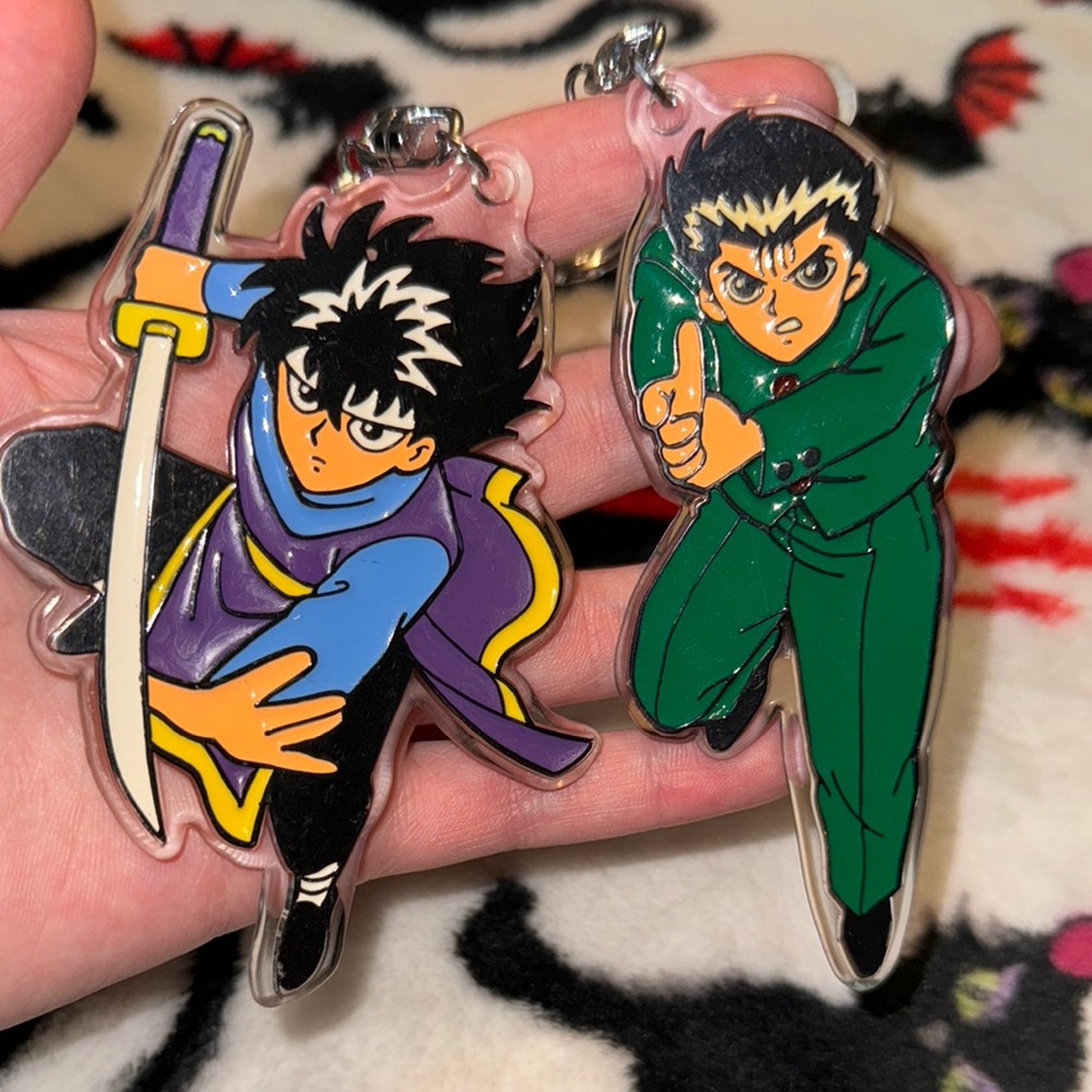 1993 Vintage Yu Yu Hakusho Keychains